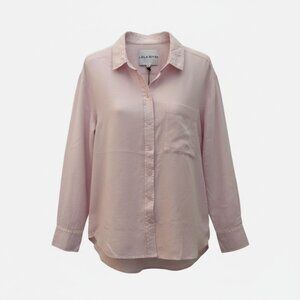 NWT Lola River Women's Light Pink Oxford Blouse Size Medium